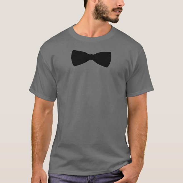 Camiseta pajarita negra (Anverso)