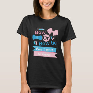 Camiseta Pajarita o corbata no puede esperar para saber la