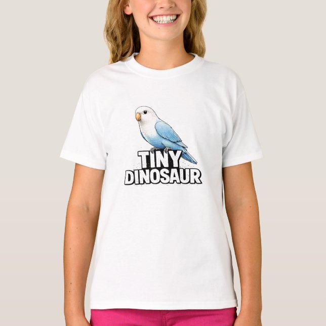Camiseta Pajarito de Amor Dinosaurio Pequeño (Anverso)