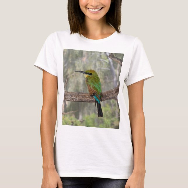 Camiseta Pájaro abejaruco arcoíris, Australia (Anverso)