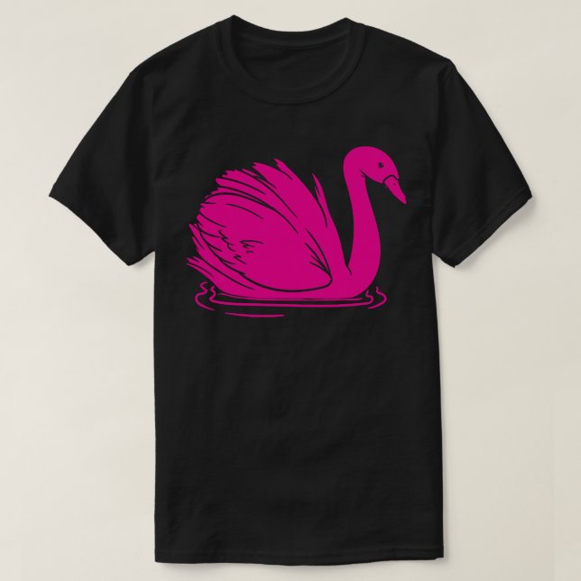 Camiseta Pájaro acuático cisne 1 (Diseño del anverso)