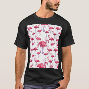 Camiseta Pájaro acuático Flamingo Exótico