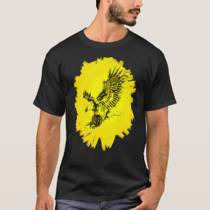 Camiseta Pájaro Águila Motif De Pájaros De Pechuga Prey