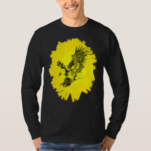 Camiseta Pájaro Águila Motif De Pájaros De Pechuga Prey