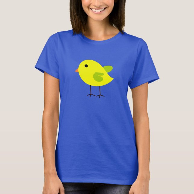 Camiseta pájaro amarillo (Anverso)