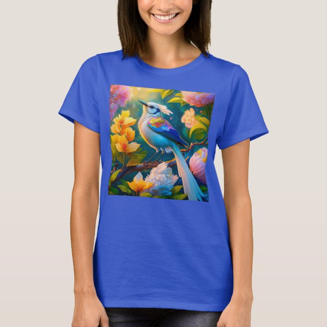 Camiseta Pájaro arcoiris de Jay Fantasy (Anverso)
