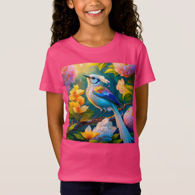 Camiseta Pájaro arcoiris de Jay Fantasy (Anverso)