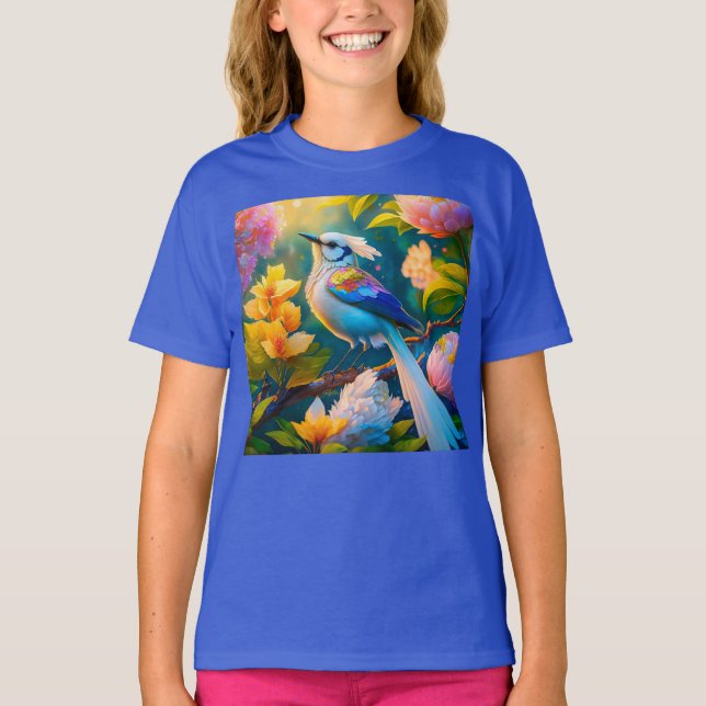 Camiseta Pájaro arcoiris de Jay Fantasy (Anverso)