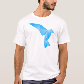 Camiseta pájaro azul