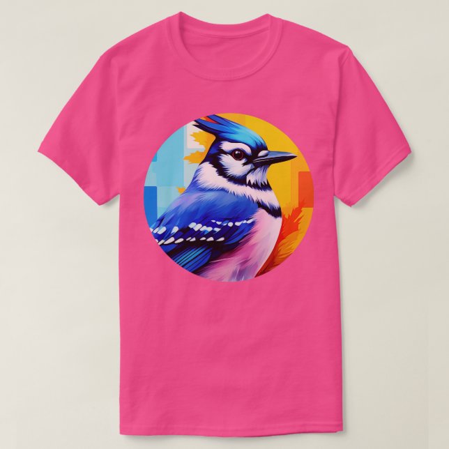 Camiseta Pájaro azul 6 (Diseño del anverso)