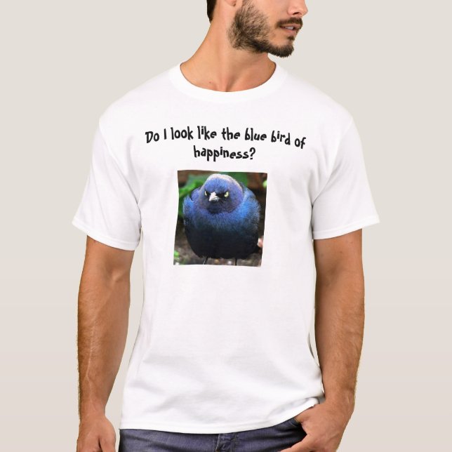 Camiseta Pájaro azul de la felicidad (Anverso)