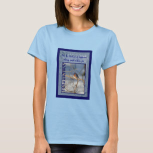Camiseta Pájaro Azul De La Felicidad Inspirador