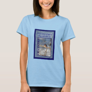 Camiseta Pájaro Azul De La Felicidad Inspirador