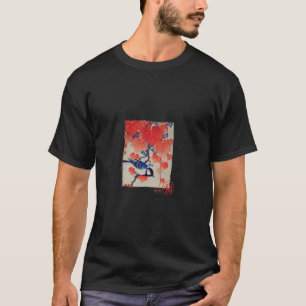 Camiseta Pájaro azul tradicional japonés regalo de cosech