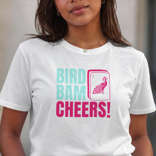 Camiseta Pájaro Bam Aplausos Fiesta de Mahjong 