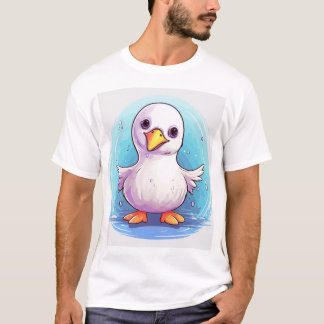 Camiseta pájaro blanco