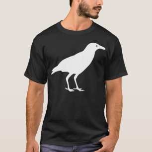 Camiseta Pájaro blanco del cuervo