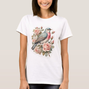 Camiseta pájaro bonito