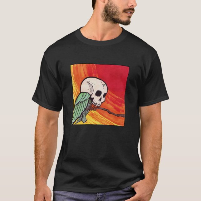 Camiseta Pájaro Calavera a la Luz del Sol (Anverso)