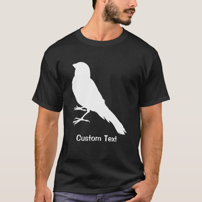 Camiseta Pájaro canario permanente (Anverso)
