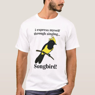 Camiseta Pájaro Cantor Carbonero Pájaro Divertido Observaci