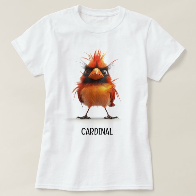 Camiseta Pájaro Cardenal (Diseño del anverso)