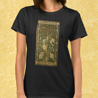 Camiseta Pájaro carpintero de William Morris, Arte textil v