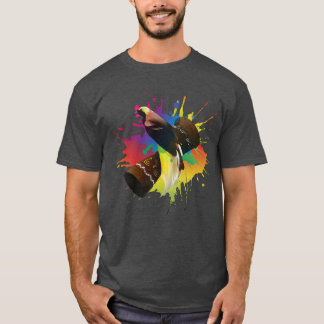 Camiseta Pájaro Cendrawasihhe De Paraíso Colorido Papúa chi