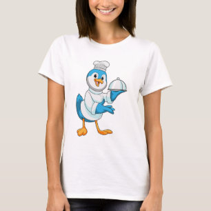 Camiseta Pájaro cocinado con Plata