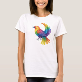 Camiseta Pájaro colorido
