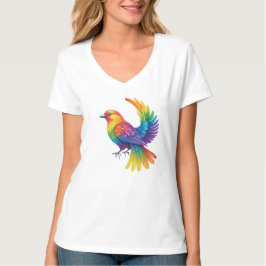 Camiseta Pájaro colorido