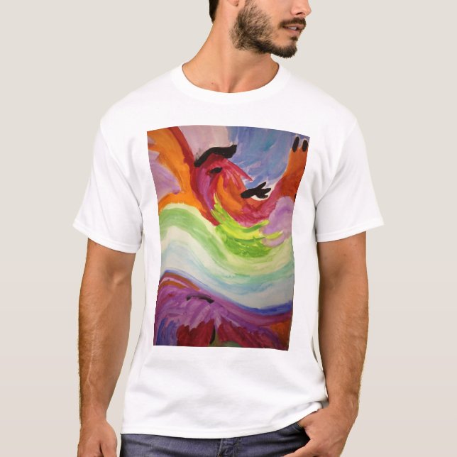 Camiseta Pájaro colorido (Anverso)