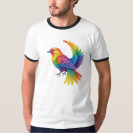 Camiseta Pájaro colorido