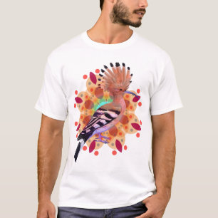 Camiseta Pájaro colorido del Hoopoe