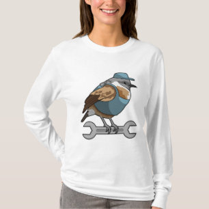 Camiseta Pájaro como timonero con llave