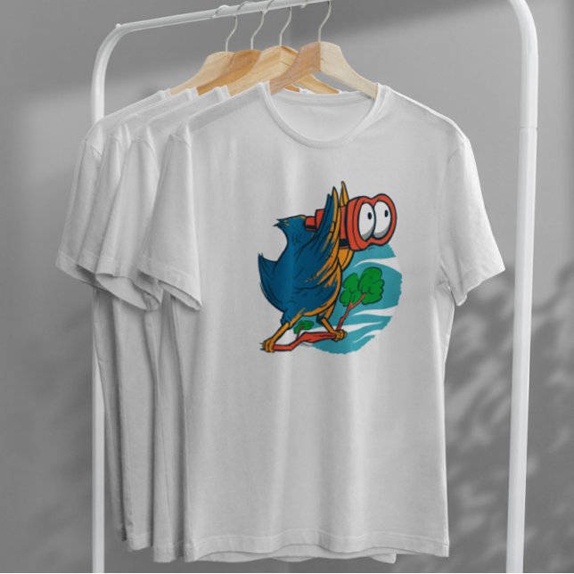 Camiseta Pájaro con Binoculares (Subido por el creador)