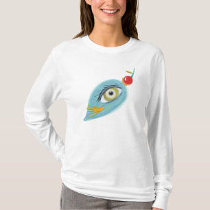 Camiseta pájaro con capucha