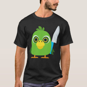 Camiseta Pájaro con cuchillo