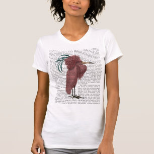 Camiseta Pájaro Creste Marsala