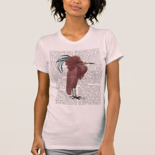 Camiseta Pájaro Creste Marsala