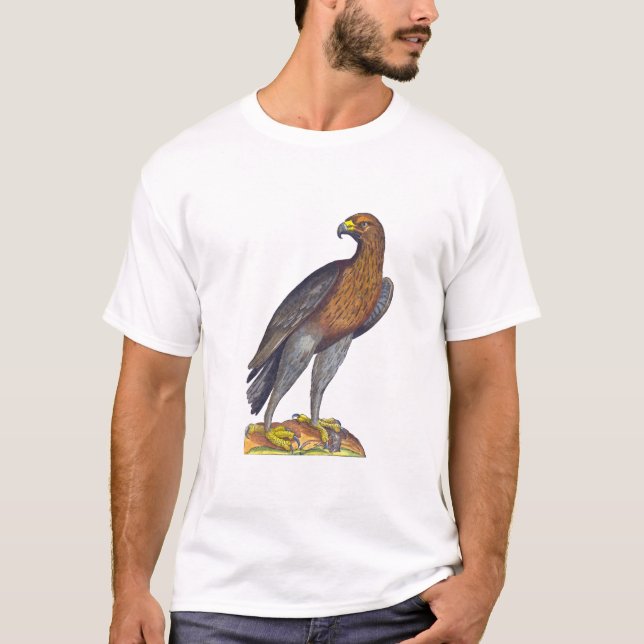 Camiseta Pájaro de Aldrovandi de la presa, del halcón o de (Anverso)
