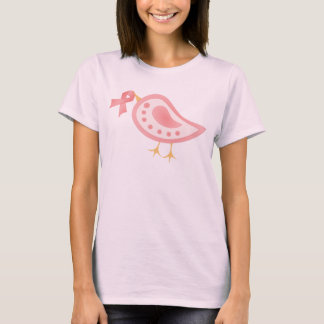 Camiseta Pájaro de cinta rosa