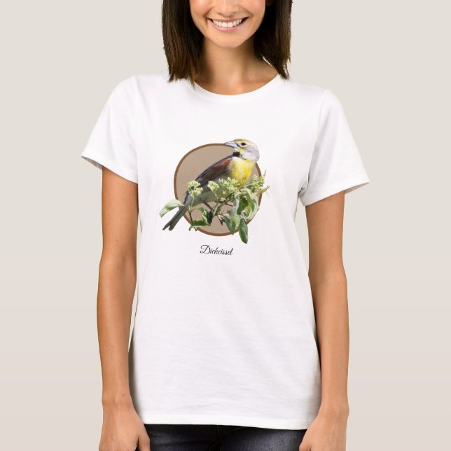 Camiseta Pájaro de Dickcissel (Anverso)