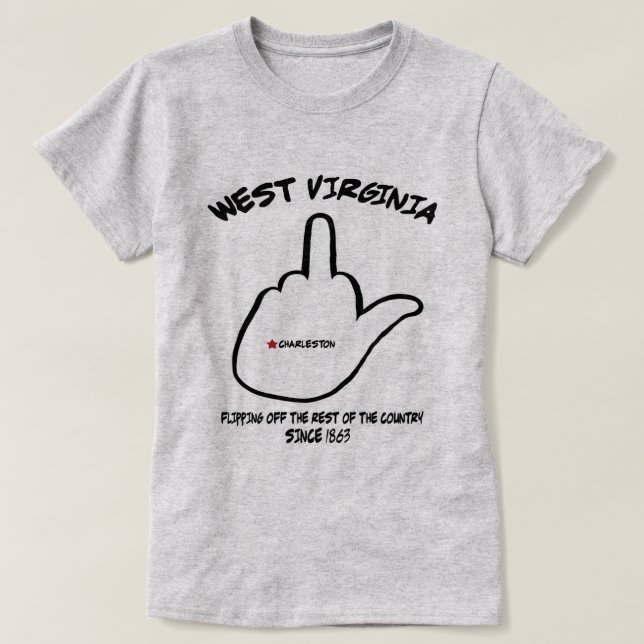 Camiseta Pájaro de estado de Virginia Occidental (Diseño del anverso)