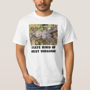 CAMISETA PÁJARO DE ESTADO DE VIRGINIA OCCIDENTAL: EL TÁBA