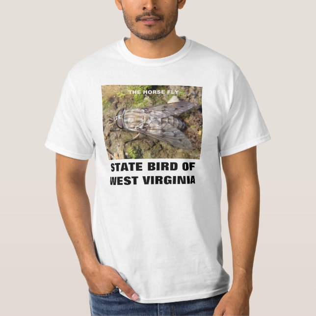 CAMISETA PÁJARO DE ESTADO DE VIRGINIA OCCIDENTAL: EL TÁBANO (Anverso)