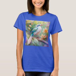 Camiseta Pájaro de fantasía del ala Verde azulada irlandesa