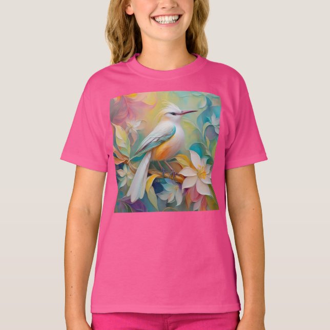 Camiseta Pájaro de Fantasía Rumped Dorado (Anverso)