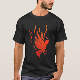 Camiseta Pájaro de Fuego Fénix Flames Mitémico