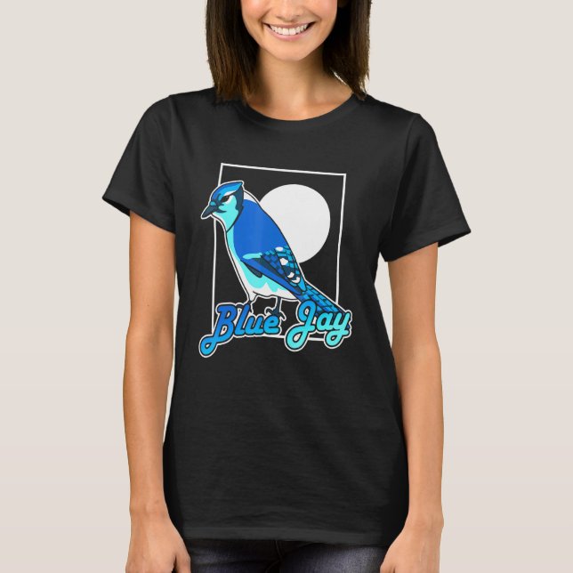 Camiseta Pájaro de Jay Azul (Anverso)